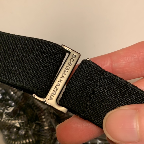 BCBG WAIST BELT GEM KNOTTED GUNMETAL TONED - Picture 9 of 11